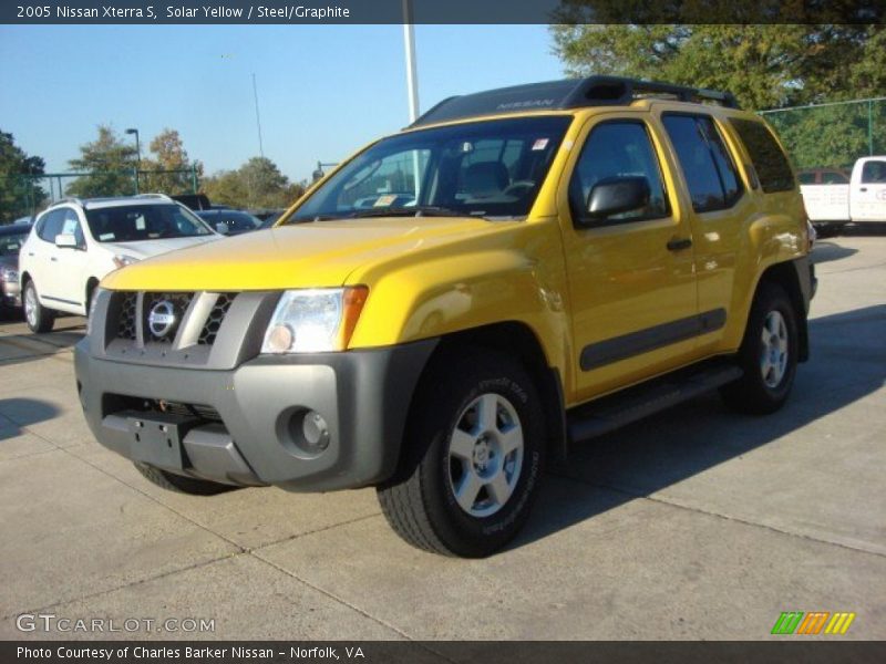 Solar Yellow / Steel/Graphite 2005 Nissan Xterra S