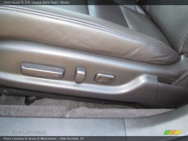 Crystal Black Pearl / Ebony 2009 Acura TL 3.5