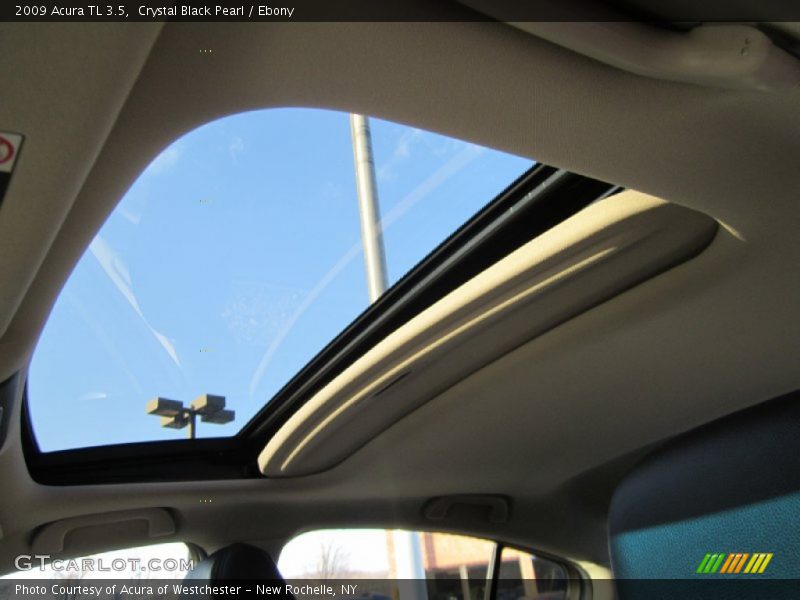 Crystal Black Pearl / Ebony 2009 Acura TL 3.5