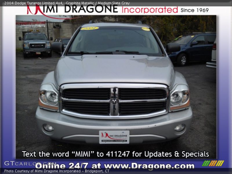 Graphite Metallic / Medium Slate Gray 2004 Dodge Durango Limited 4x4