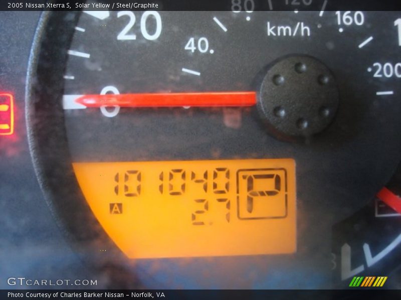 Solar Yellow / Steel/Graphite 2005 Nissan Xterra S
