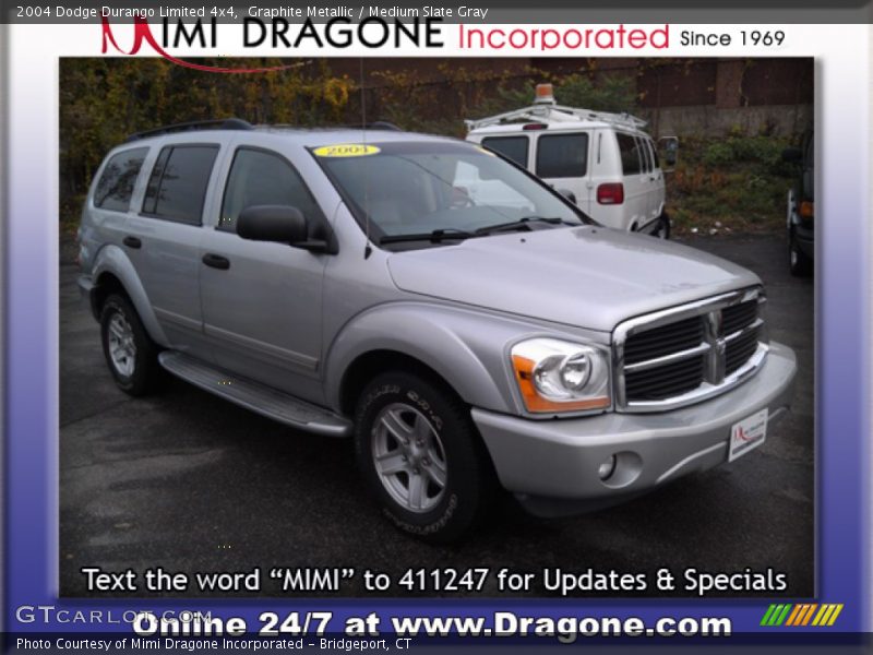 Graphite Metallic / Medium Slate Gray 2004 Dodge Durango Limited 4x4
