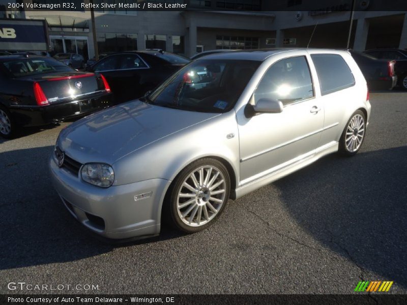 Reflex Silver Metallic / Black Leather 2004 Volkswagen R32