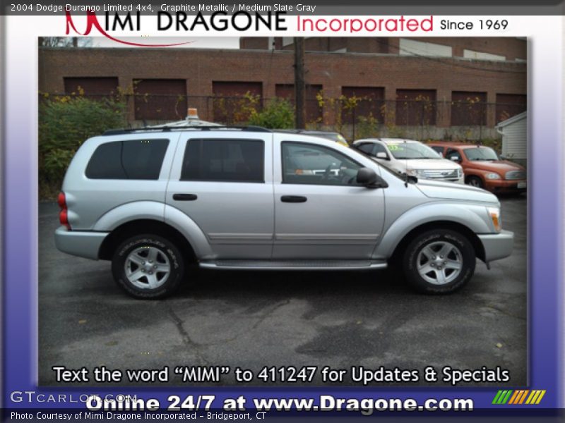 Graphite Metallic / Medium Slate Gray 2004 Dodge Durango Limited 4x4