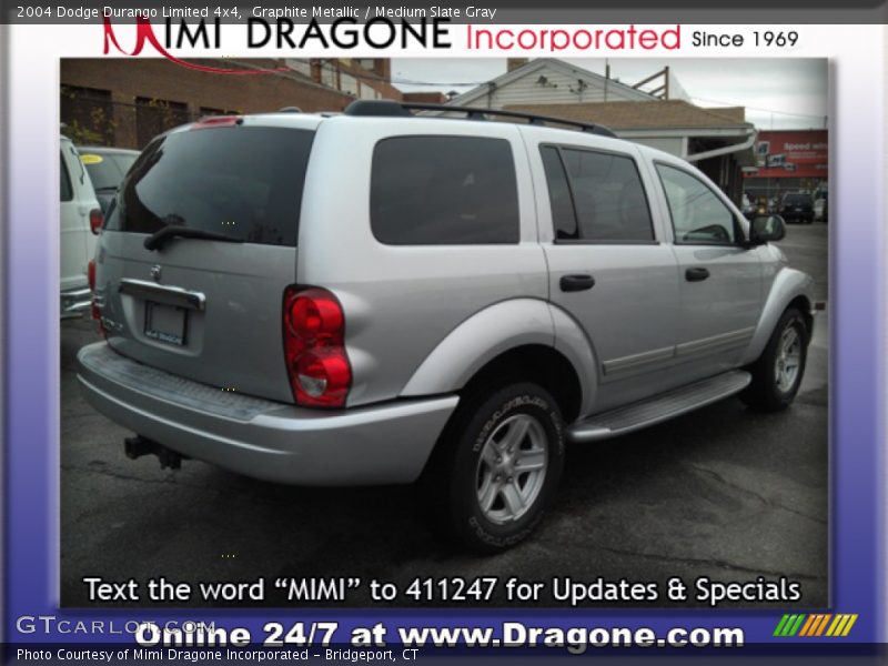 Graphite Metallic / Medium Slate Gray 2004 Dodge Durango Limited 4x4