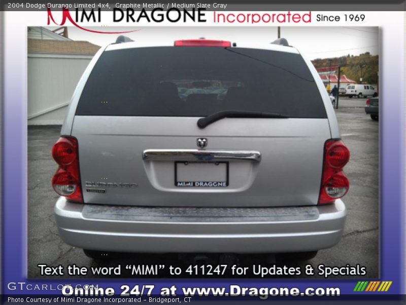 Graphite Metallic / Medium Slate Gray 2004 Dodge Durango Limited 4x4