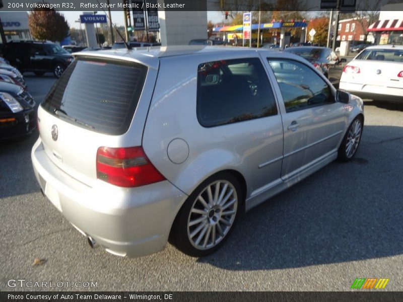 Reflex Silver Metallic / Black Leather 2004 Volkswagen R32