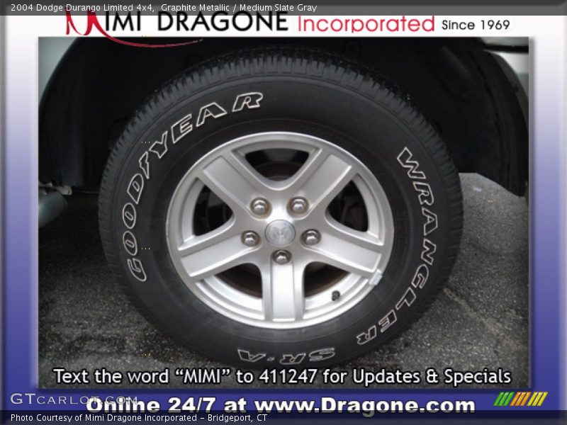 Graphite Metallic / Medium Slate Gray 2004 Dodge Durango Limited 4x4