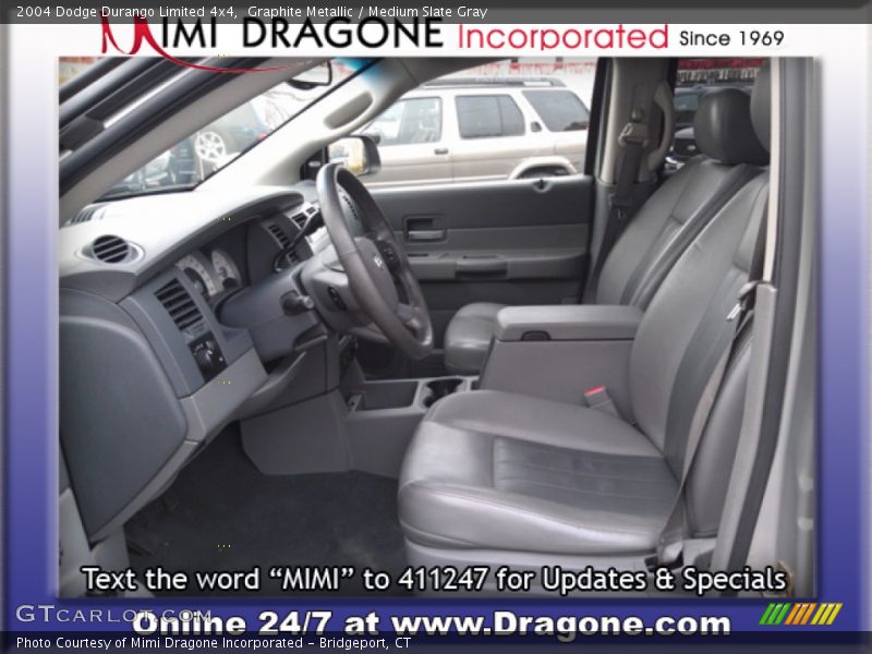 Graphite Metallic / Medium Slate Gray 2004 Dodge Durango Limited 4x4