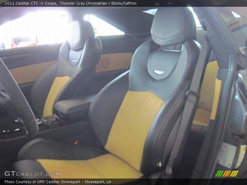 Front Seat of 2011 CTS -V Coupe
