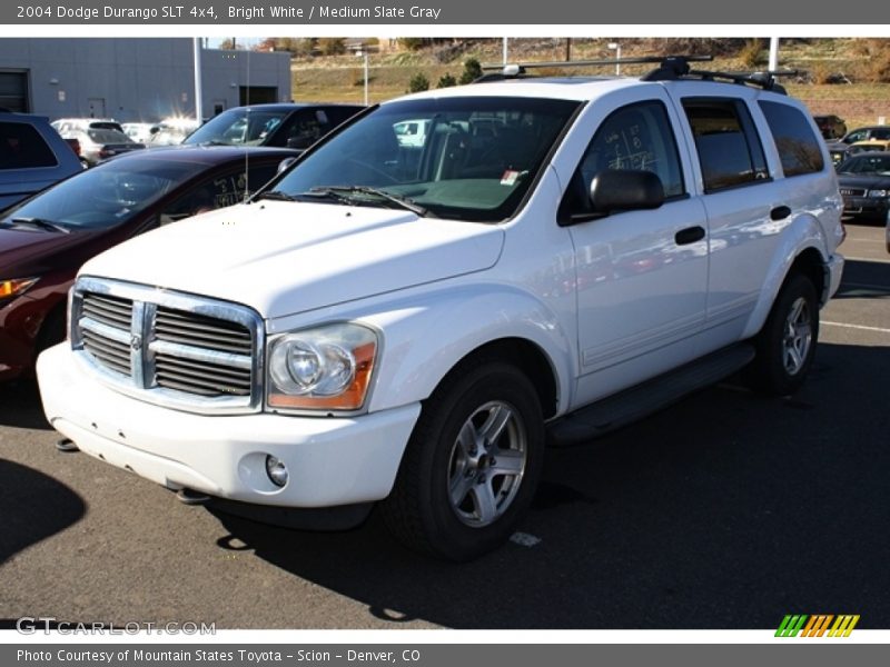 Bright White / Medium Slate Gray 2004 Dodge Durango SLT 4x4