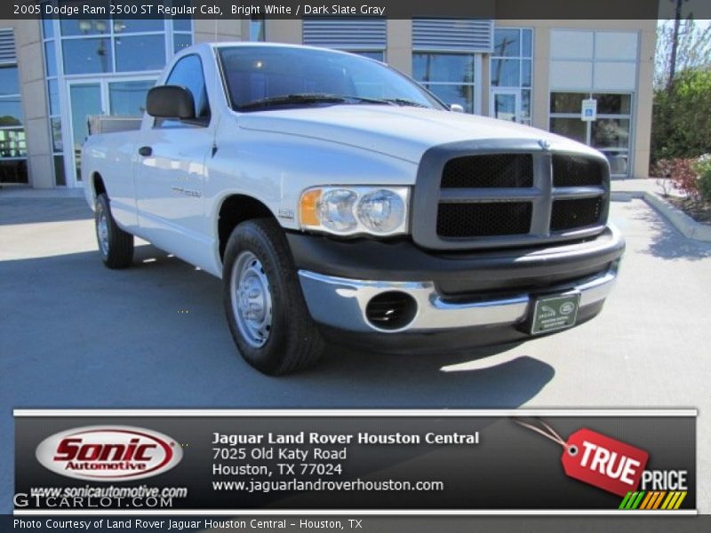Bright White / Dark Slate Gray 2005 Dodge Ram 2500 ST Regular Cab