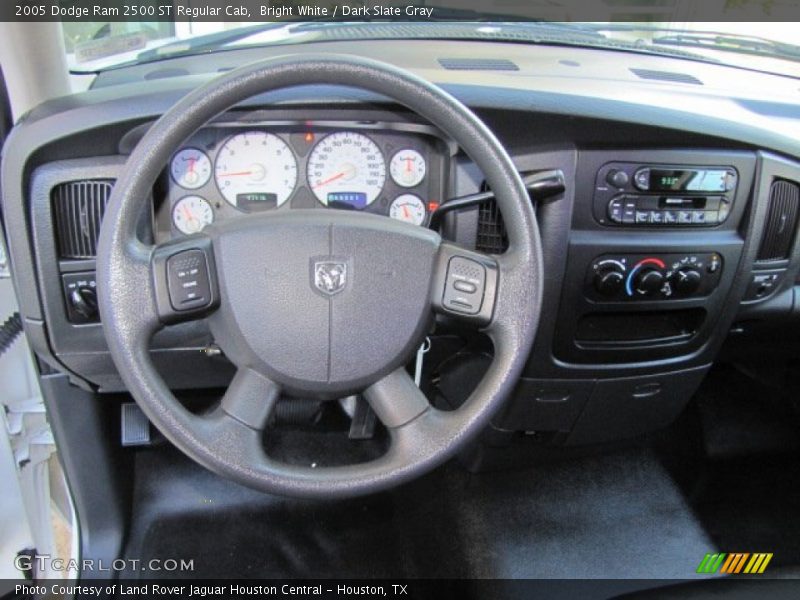 Bright White / Dark Slate Gray 2005 Dodge Ram 2500 ST Regular Cab