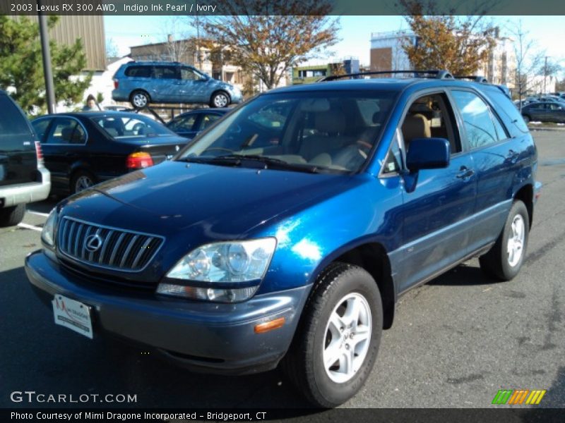 Indigo Ink Pearl / Ivory 2003 Lexus RX 300 AWD