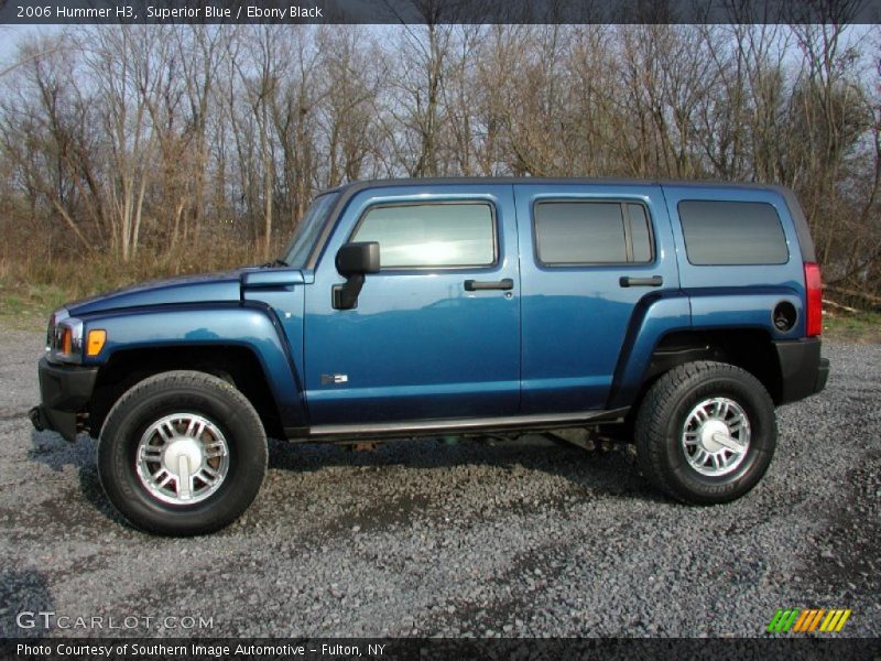 Superior Blue / Ebony Black 2006 Hummer H3