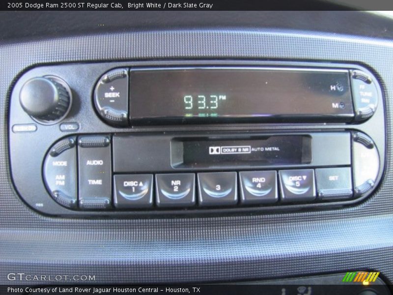 Audio System of 2005 Ram 2500 ST Regular Cab