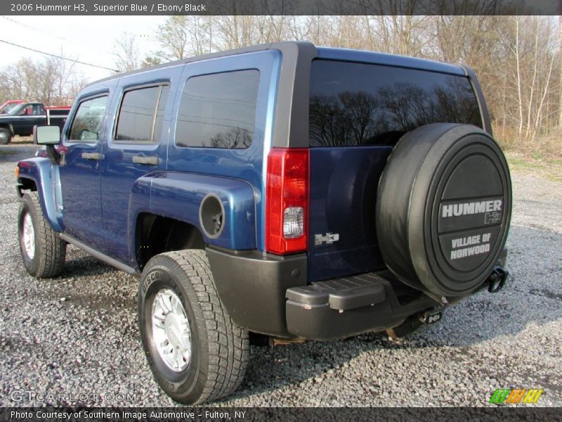 Superior Blue / Ebony Black 2006 Hummer H3