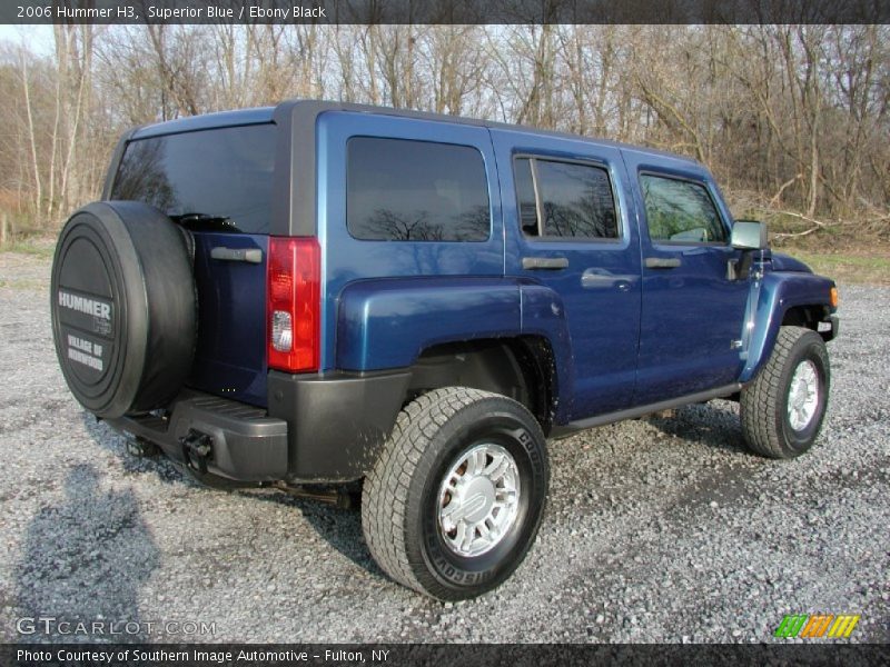 Superior Blue / Ebony Black 2006 Hummer H3