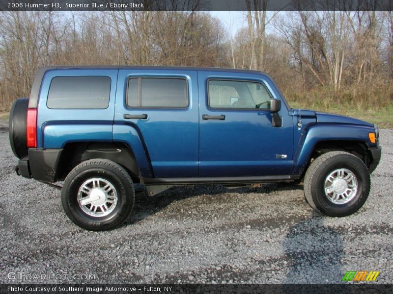 Superior Blue / Ebony Black 2006 Hummer H3