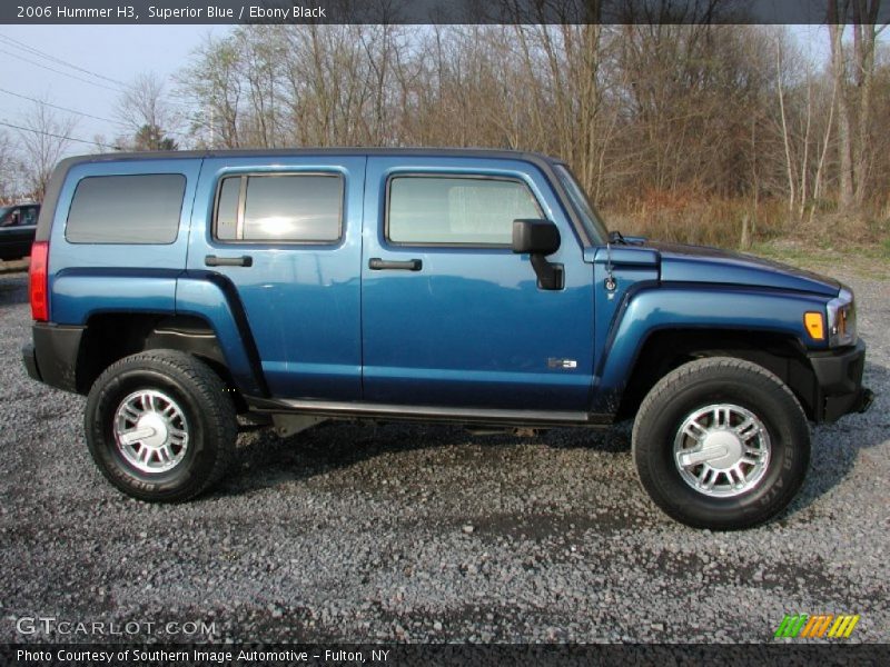 Superior Blue / Ebony Black 2006 Hummer H3
