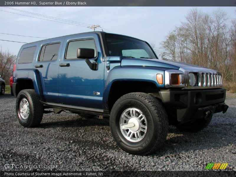 Superior Blue / Ebony Black 2006 Hummer H3