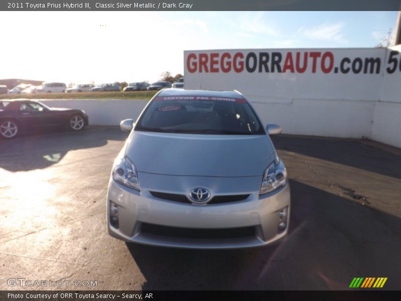 Classic Silver Metallic / Dark Gray 2011 Toyota Prius Hybrid III