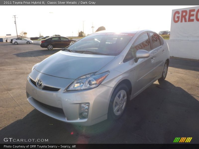 Classic Silver Metallic / Dark Gray 2011 Toyota Prius Hybrid III