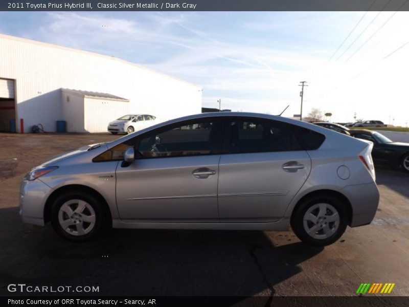 Classic Silver Metallic / Dark Gray 2011 Toyota Prius Hybrid III