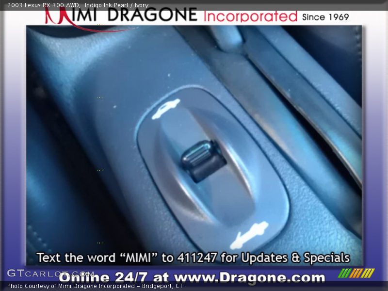 Indigo Ink Pearl / Ivory 2003 Lexus RX 300 AWD