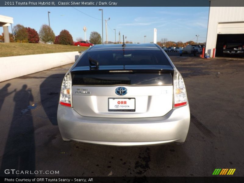 Classic Silver Metallic / Dark Gray 2011 Toyota Prius Hybrid III