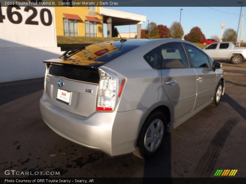 Classic Silver Metallic / Dark Gray 2011 Toyota Prius Hybrid III