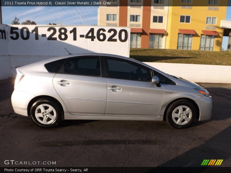 Classic Silver Metallic / Dark Gray 2011 Toyota Prius Hybrid III