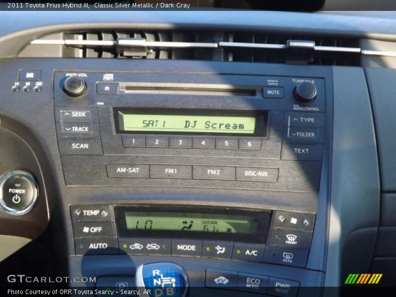 Classic Silver Metallic / Dark Gray 2011 Toyota Prius Hybrid III