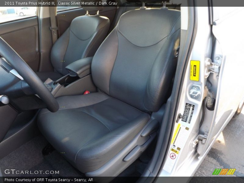 Classic Silver Metallic / Dark Gray 2011 Toyota Prius Hybrid III