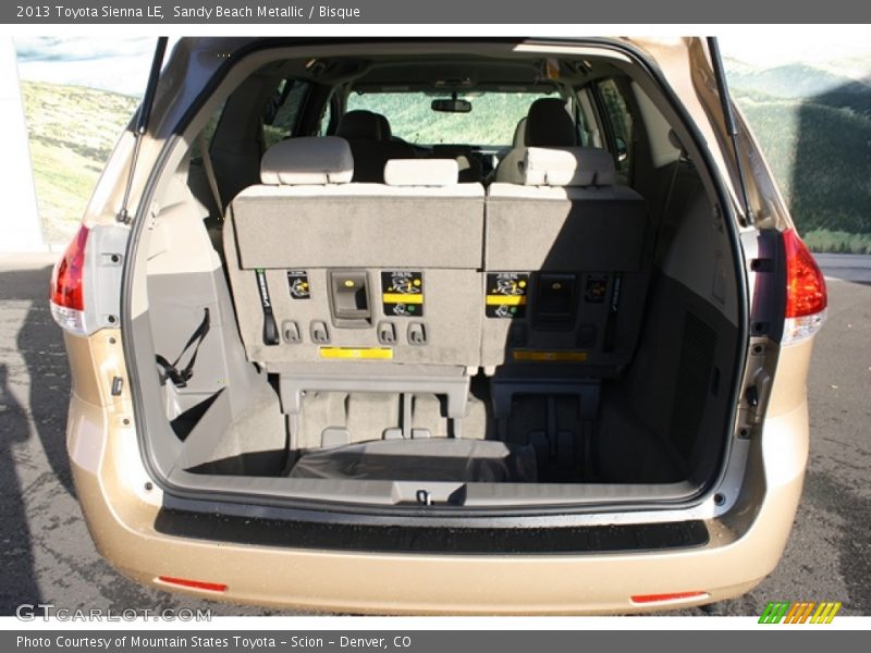 Sandy Beach Metallic / Bisque 2013 Toyota Sienna LE