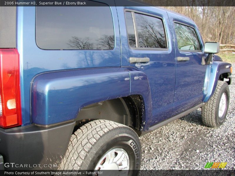 Superior Blue / Ebony Black 2006 Hummer H3