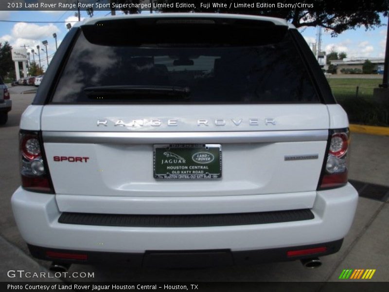 Fuji White / Limited Edition Ebony/Cirrus 2013 Land Rover Range Rover Sport Supercharged Limited Edition