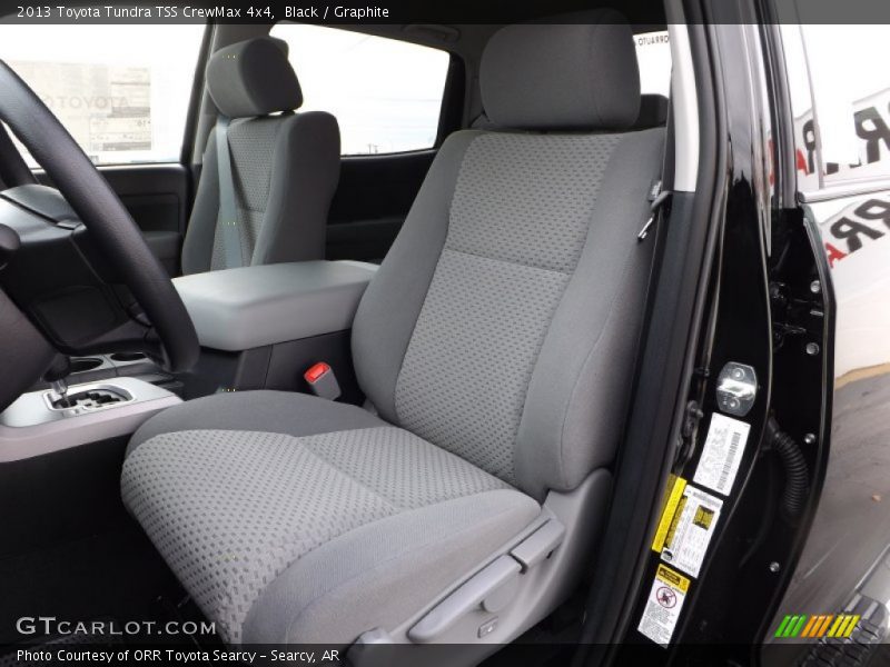 Front Seat of 2013 Tundra TSS CrewMax 4x4