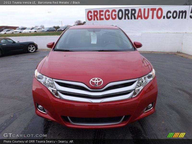 Barcelona Red Metallic / Black 2013 Toyota Venza LE