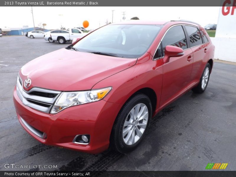 Barcelona Red Metallic / Black 2013 Toyota Venza LE