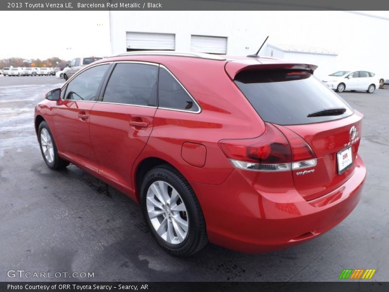 Barcelona Red Metallic / Black 2013 Toyota Venza LE