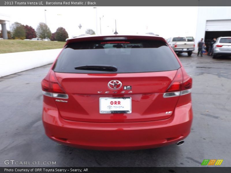 Barcelona Red Metallic / Black 2013 Toyota Venza LE