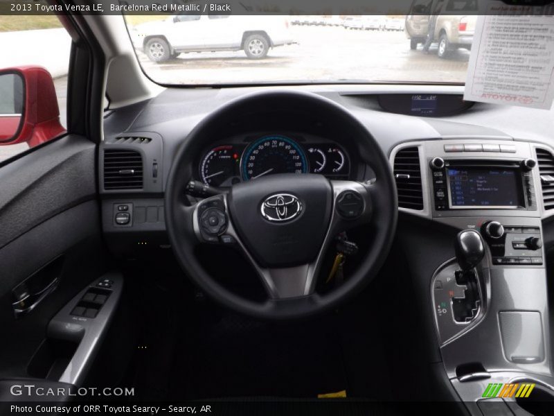 Barcelona Red Metallic / Black 2013 Toyota Venza LE
