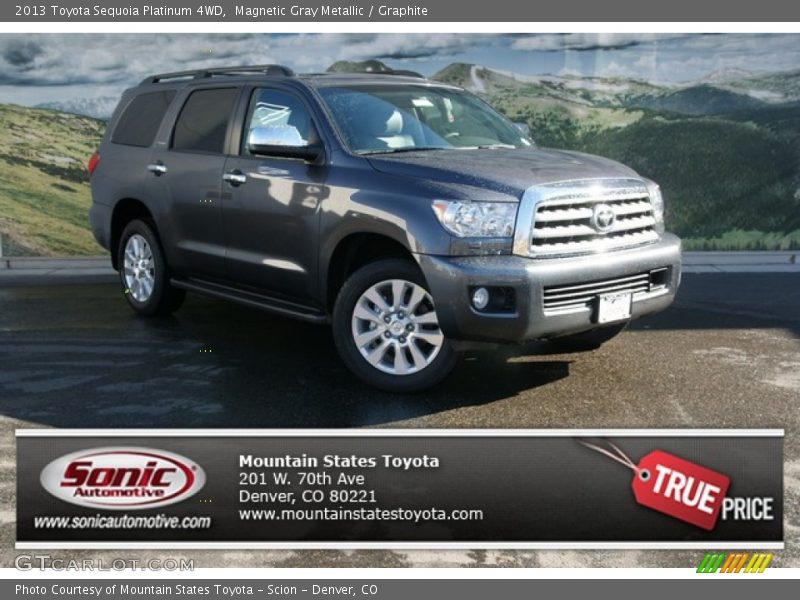 Magnetic Gray Metallic / Graphite 2013 Toyota Sequoia Platinum 4WD