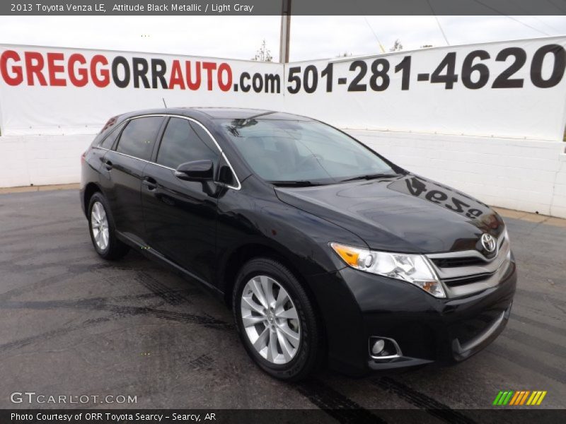 Attitude Black Metallic / Light Gray 2013 Toyota Venza LE