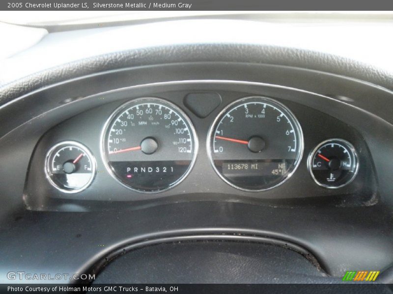 Silverstone Metallic / Medium Gray 2005 Chevrolet Uplander LS