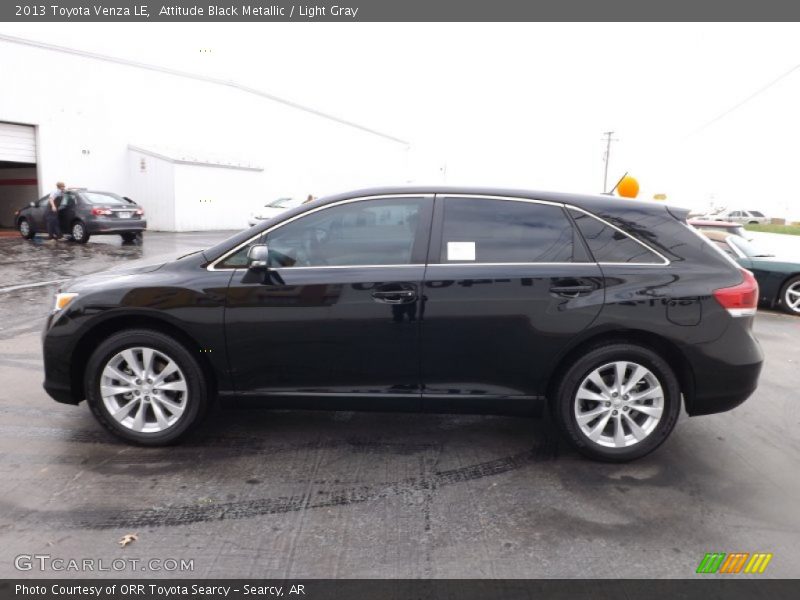 Attitude Black Metallic / Light Gray 2013 Toyota Venza LE