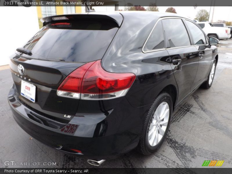 Attitude Black Metallic / Light Gray 2013 Toyota Venza LE