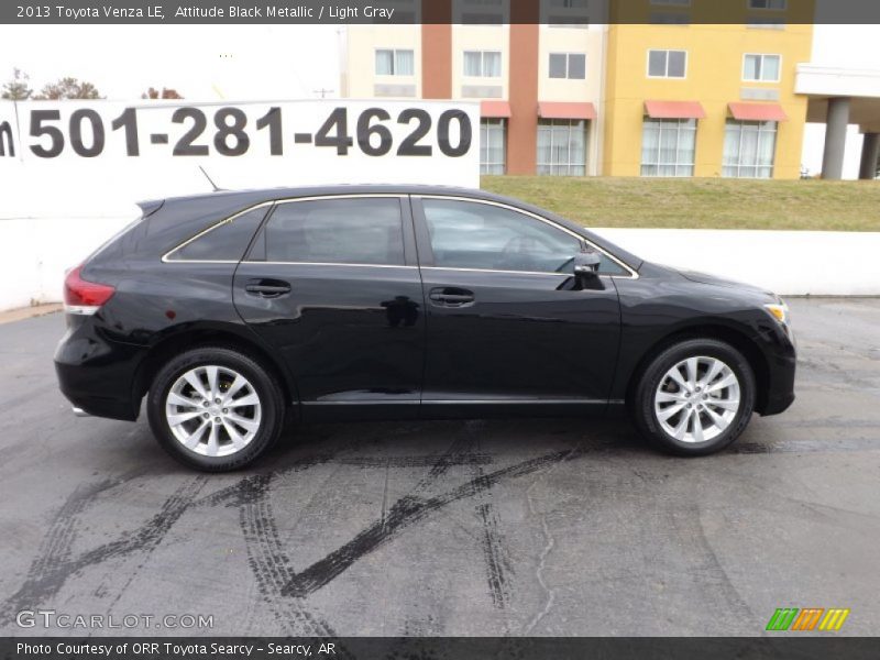 Attitude Black Metallic / Light Gray 2013 Toyota Venza LE