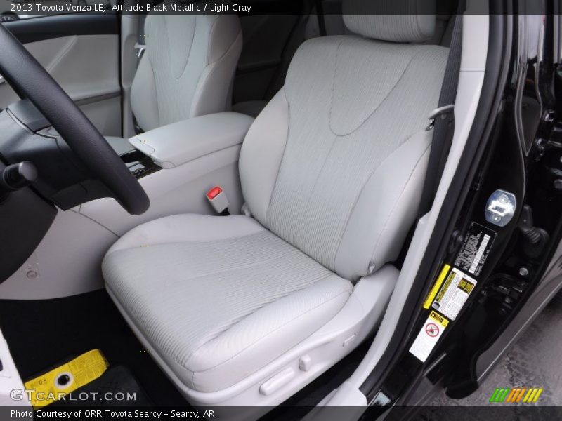 Front Seat of 2013 Venza LE